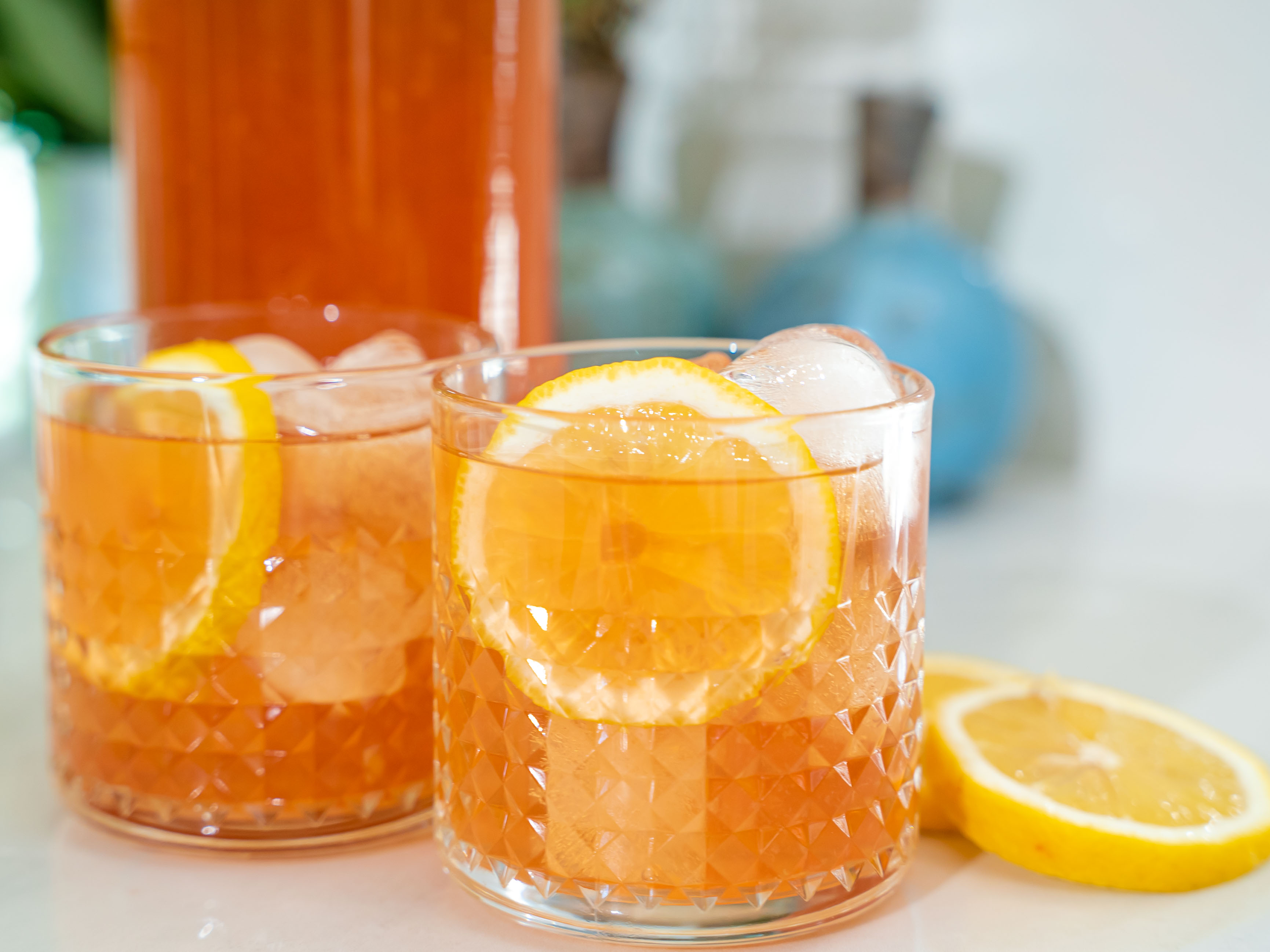 Şeftalili Buzlu Çay