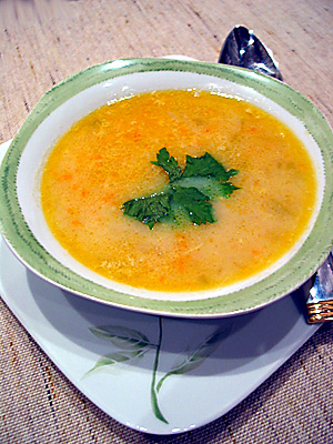 Taneli Sebze Çorbası