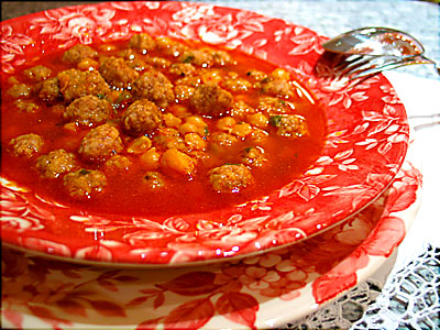 köfteli & nohutlu çorba