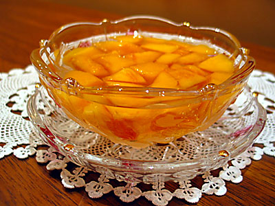 şeftali kompostosu