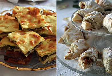 Kıymalı Su Böreği ve Elmalı Puf Kurabiye