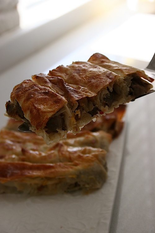 Mantarlı ve Patatesli Börek