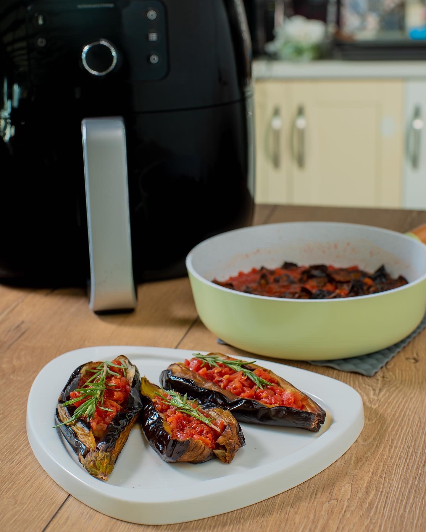 Airfryer’da Patlıcan Kızartmak