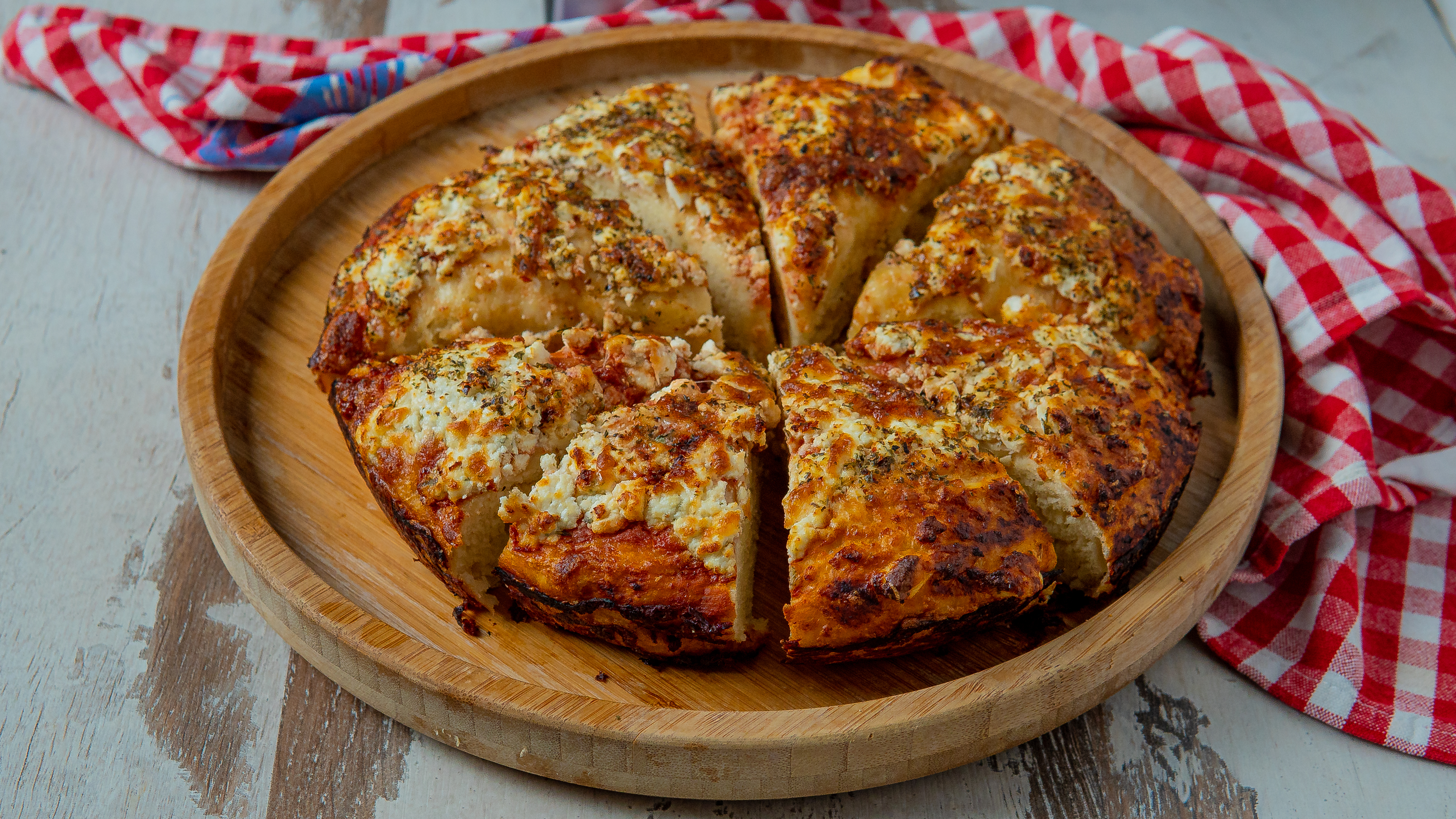 Airfryer’da 3 Peynirli Pizza