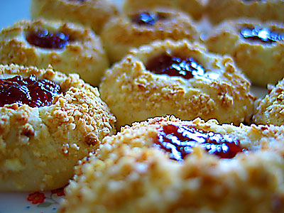 böğürtlenli kurabiye