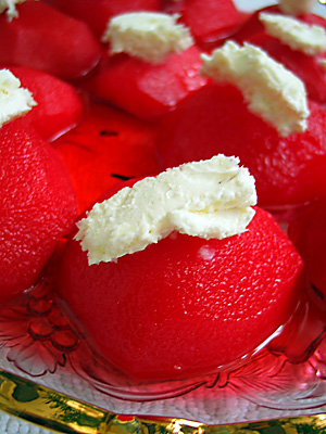 ayva tatlısı ve meyve çayı